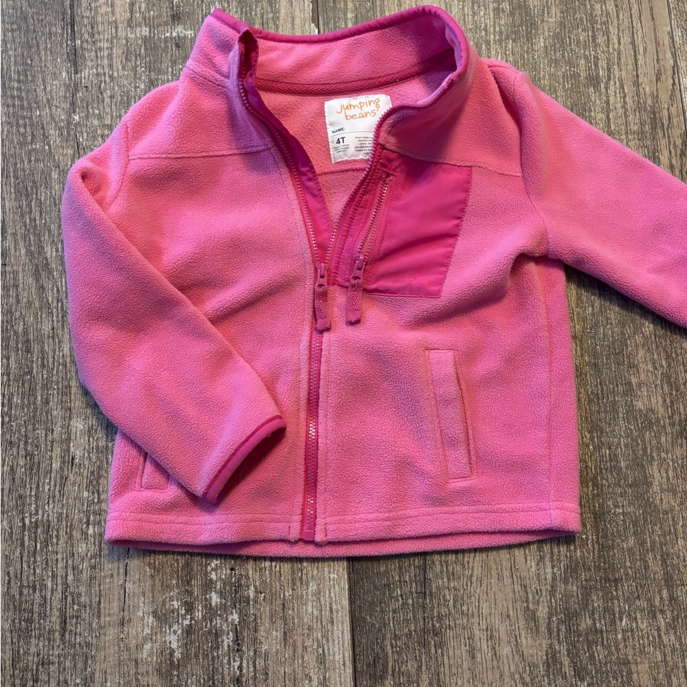 Jumping Beans Pink Fleece Jacket